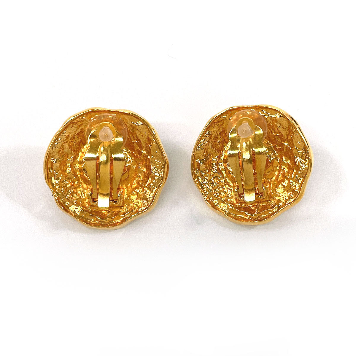 CHANEL Earring Gold Plated, Faux Pearl gold vintage