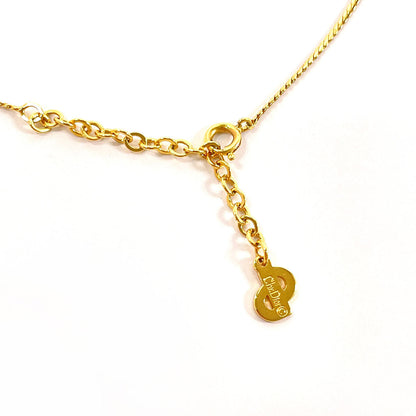 Christian Dior Necklace Metal, Rhinestone gold