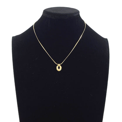 Christian Dior Necklace Metal, Rhinestone gold