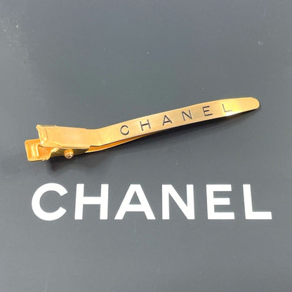 CHANEL Other accessories Gold Plated gold logo Barrette
