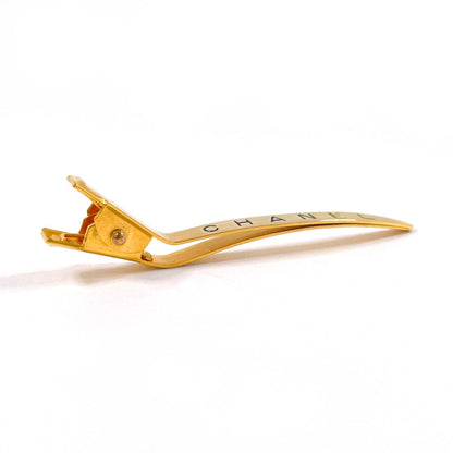 CHANEL Other accessories Gold Plated gold logo Barrette