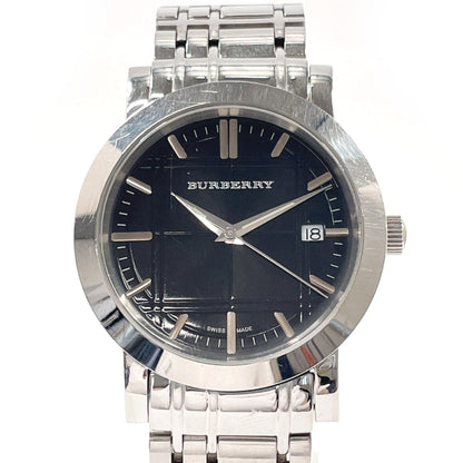 BURBERRY Watches Quartz BU1364 Stainless Steel Silver Heritage black dial