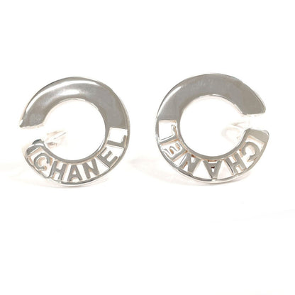 CHANEL Earring Silver925 Silver vintage logo
