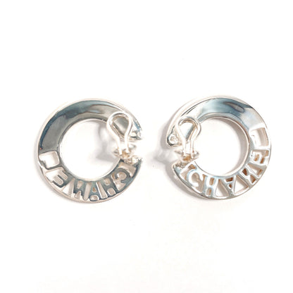 CHANEL Earring Silver925 Silver vintage logo