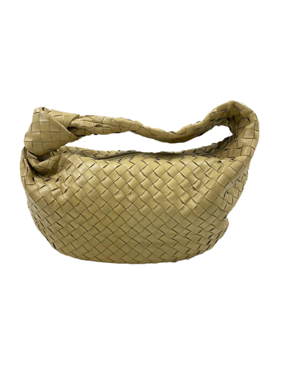Bottega Veneta Jodie Small Beige Lambskin Leather