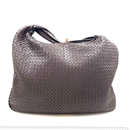 Bottega Veneta Hobo Bag Large Dark Chocolate Brown Lambskin leather 51cm