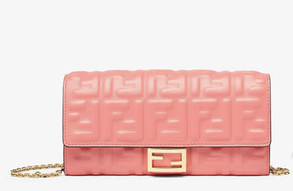 FENDI BAGUETTE WALLET ON A CHAIN