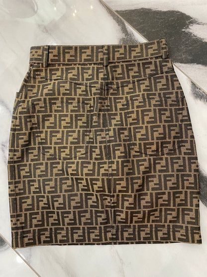 FENDI FF ZUCCA MINI SKIRT