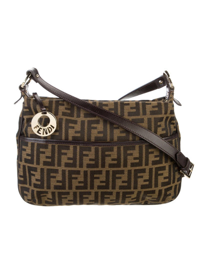 FENDI FF ZUCCA CHEF CROSSBODY BAG