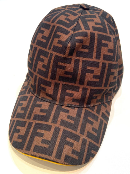 FENDI FF RELOADED JACQUARD BASEBALL CAP