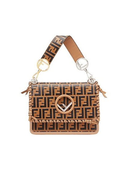 FENDI KAN I FF ZUCCA SHOULDER BAG