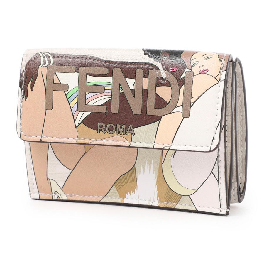 FENDI ROMA MICRO TRIFOLD WALLET