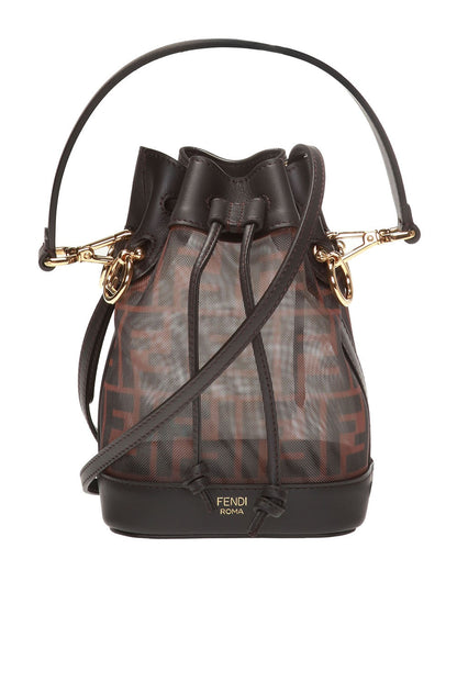 FENDI FF 1974 VITELLO GRACE MINI MON TRESOR BUCKET BAG