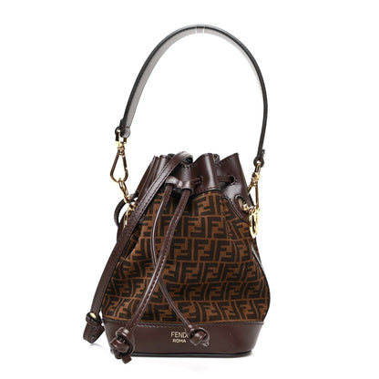 FENDI FF MINI  MON TRÃSOR BUCKET BAG WITH SHOULDER STRAP