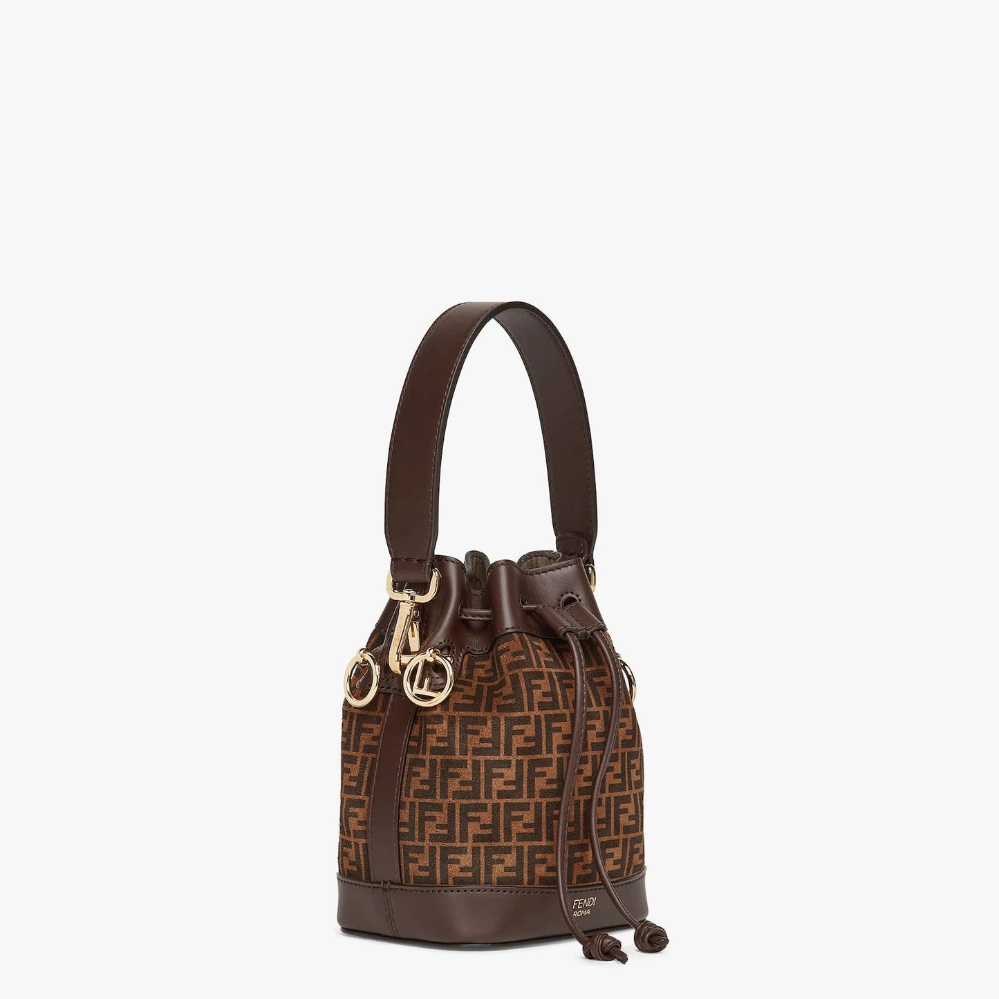 FENDI FF MINI  MON TRÃSOR BUCKET BAG WITH SHOULDER STRAP