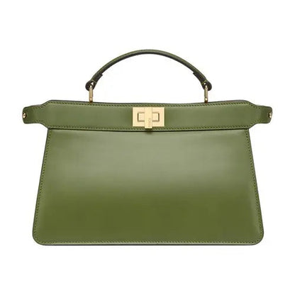 FENDI PEEKABOO ISEEU EAST WEST LEATHER SATCHEL BAG