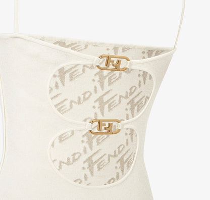FENDI FF REVERSIBLE MINI DRESS