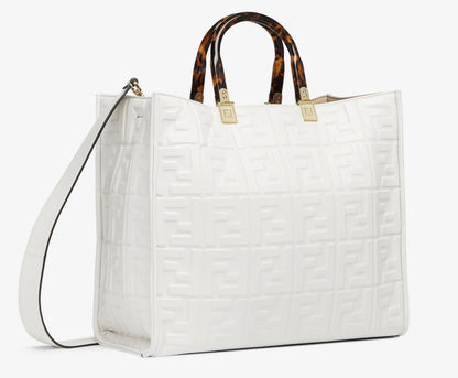 FENDI SUNSHINE MEDIUM LEATHER TOTE BAG