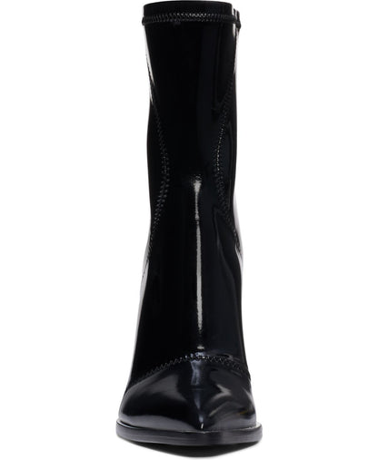 FENDI FENDI TRONCHETTO VERNICE TECNICA BOOTS