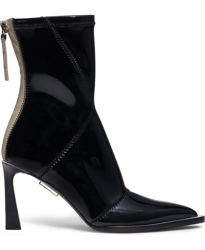 FENDI FENDI TRONCHETTO VERNICE TECNICA BOOTS