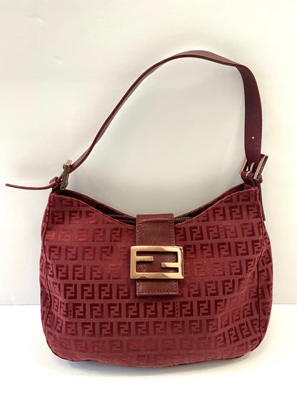 FENDI VINTAGE ZUCCHINO MAMA BAGUETTE SHOULDER BAG