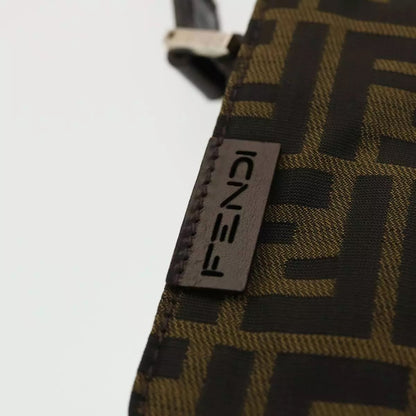 FENDI FF ZUCCA CANVAS MINI MESSENGER BAG