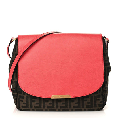 FENDI ZUCCA VITELLO ELITE CROSSBODY BAG