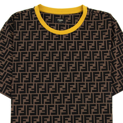 FENDI FF ALL OVER LOGO T-SHIRT