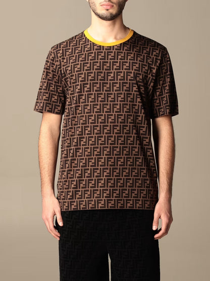 FENDI FF ALL OVER LOGO T-SHIRT