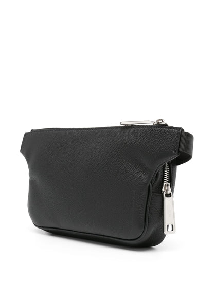 FENDI ROMA LOGO EMBOSSED LEATHER BELT BAG