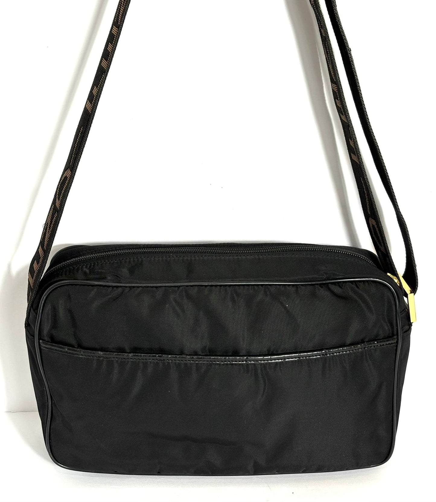 FENDI NYLON MESSENGER BAG