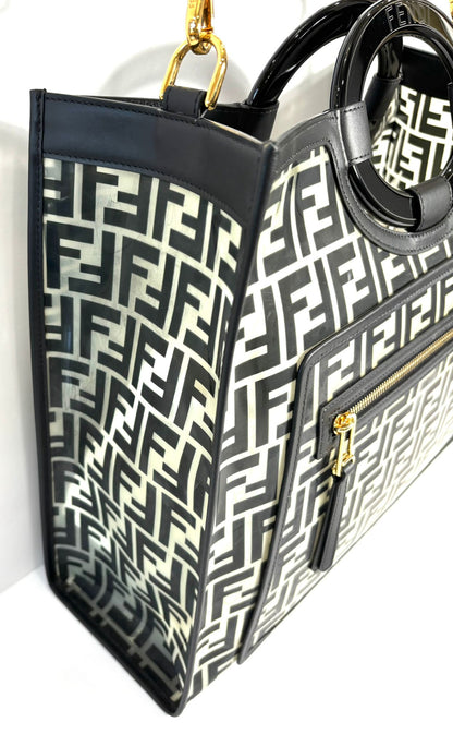 FENDI PVC LARGE RUNWAY TOTE