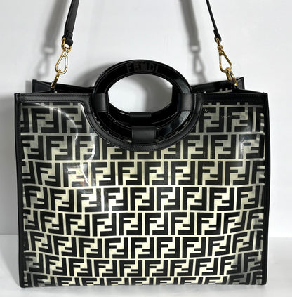 FENDI PVC LARGE RUNWAY TOTE