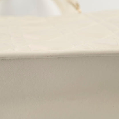 Dior Medium Book Tote Macrocannage Calfskin Cream