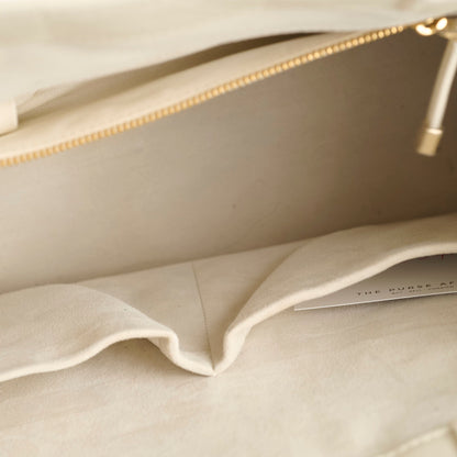 Dior Medium Book Tote Macrocannage Calfskin Cream
