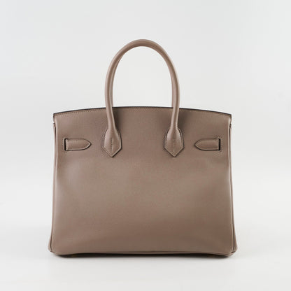 Hermes Birkin 30 Epsom Gris Tourterelle Stamp C