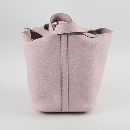 Hermes Picotin 18 Mauve Pale Clemence - Stamp W 2025