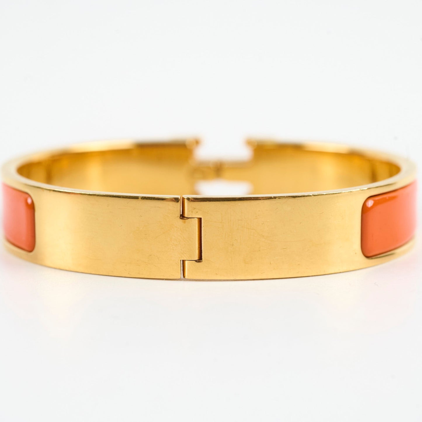 Hermes Clic H Orange Bracelet