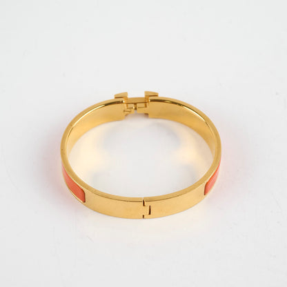 Hermes Clic H Orange Bracelet