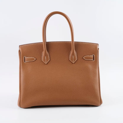 Hermes Birkin 30 Gold GHW C Stamp