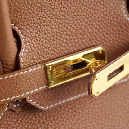 Hermes Birkin 30 Gold GHW C Stamp