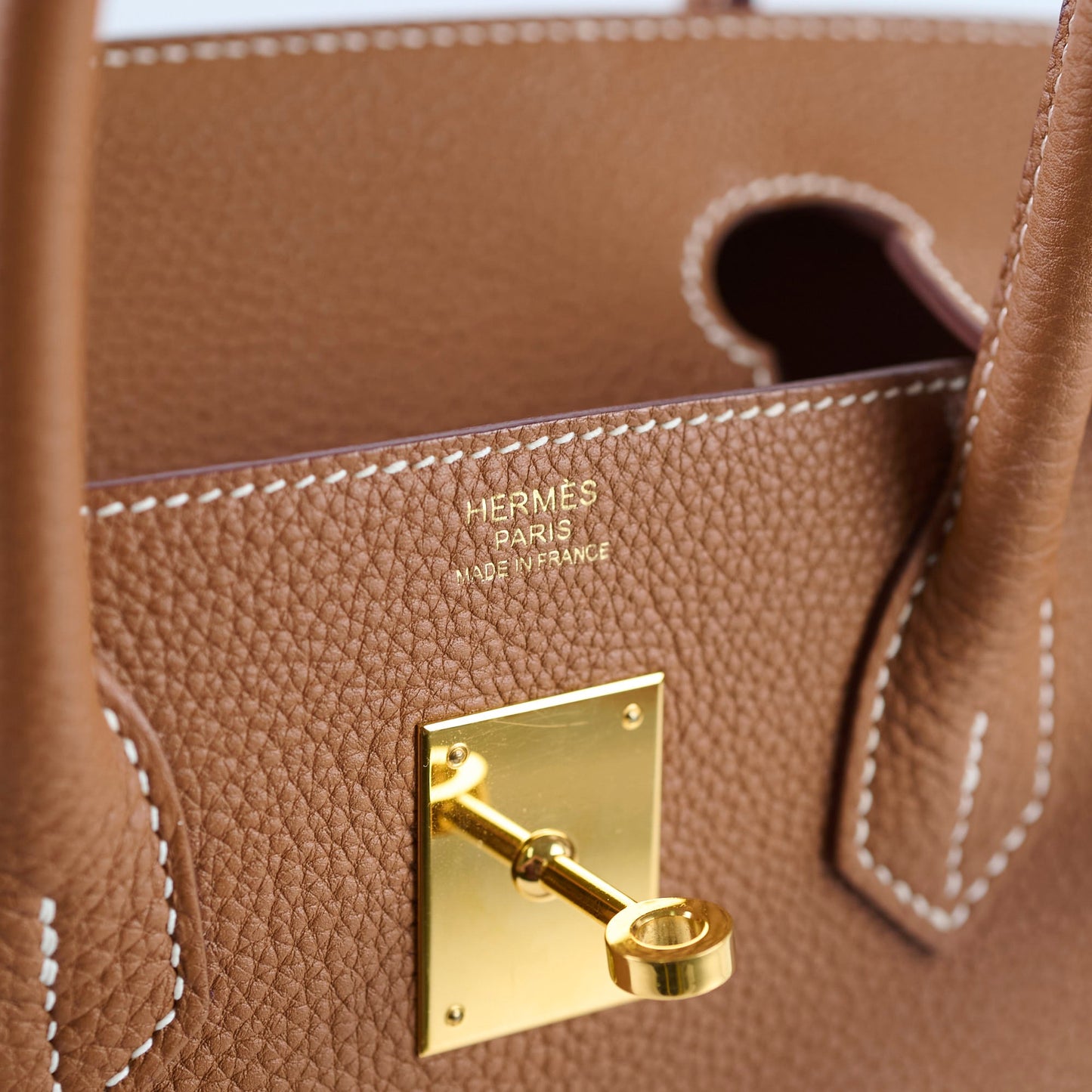 Hermes Birkin 30 Gold GHW C Stamp