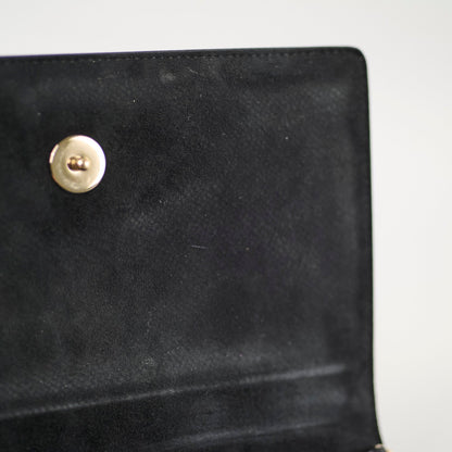 Christian Dior 2 in 1 30 Montaigne Pouch Black Calfskin