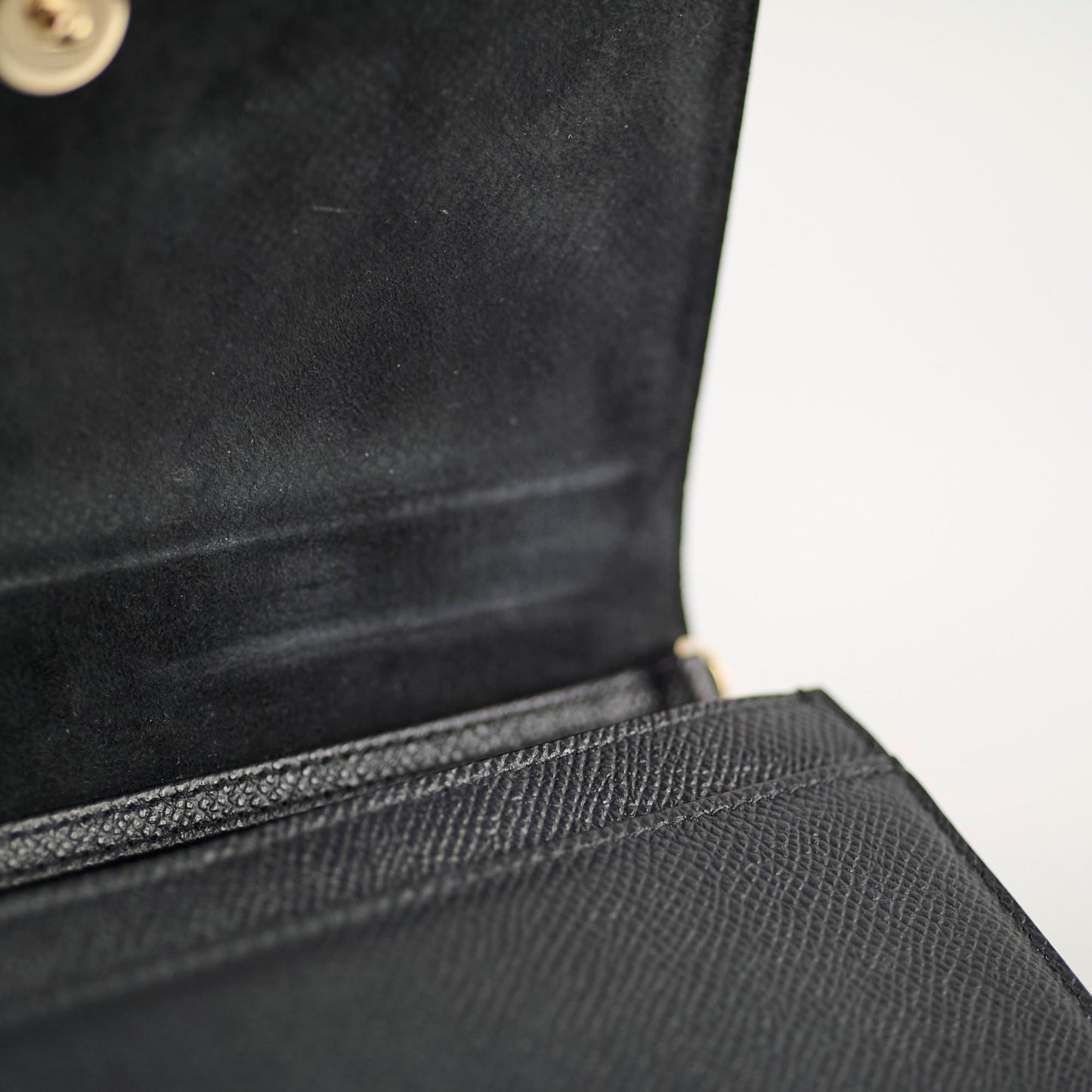 Christian Dior 2 in 1 30 Montaigne Pouch Black Calfskin
