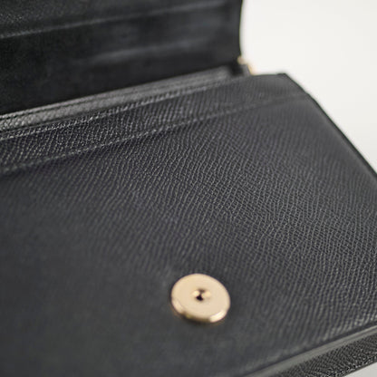 Christian Dior 2 in 1 30 Montaigne Pouch Black Calfskin