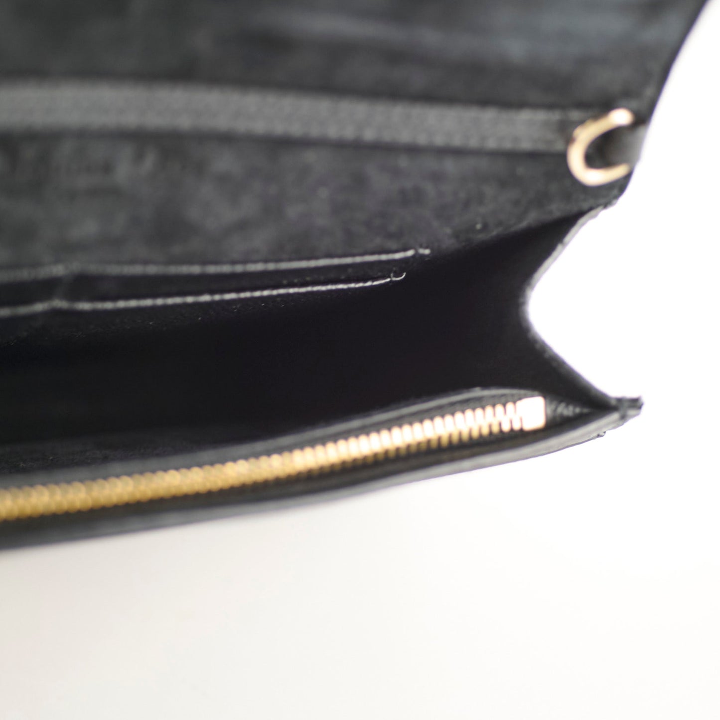 Christian Dior 2 in 1 30 Montaigne Pouch Black Calfskin