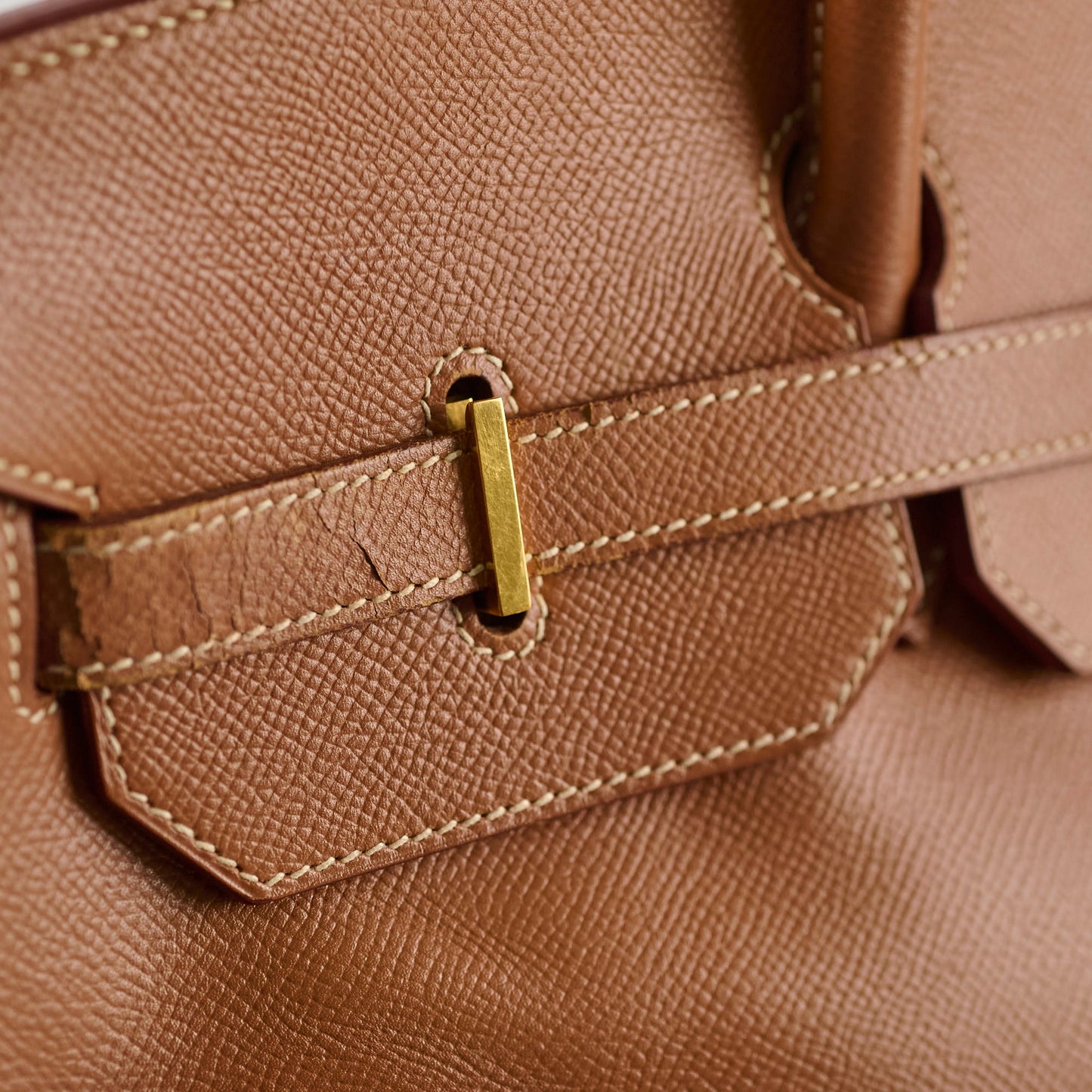 Hermes Birkin 40 Epsom GHW Gold Stamp O Square