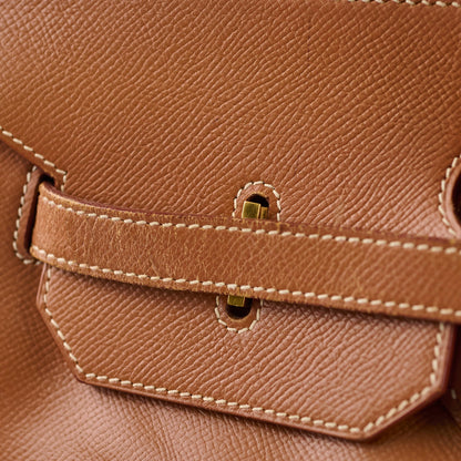 Hermes Birkin 40 Epsom GHW Gold Stamp O Square