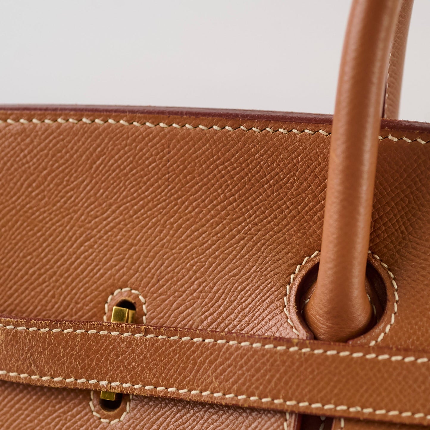 Hermes Birkin 40 Epsom GHW Gold Stamp O Square