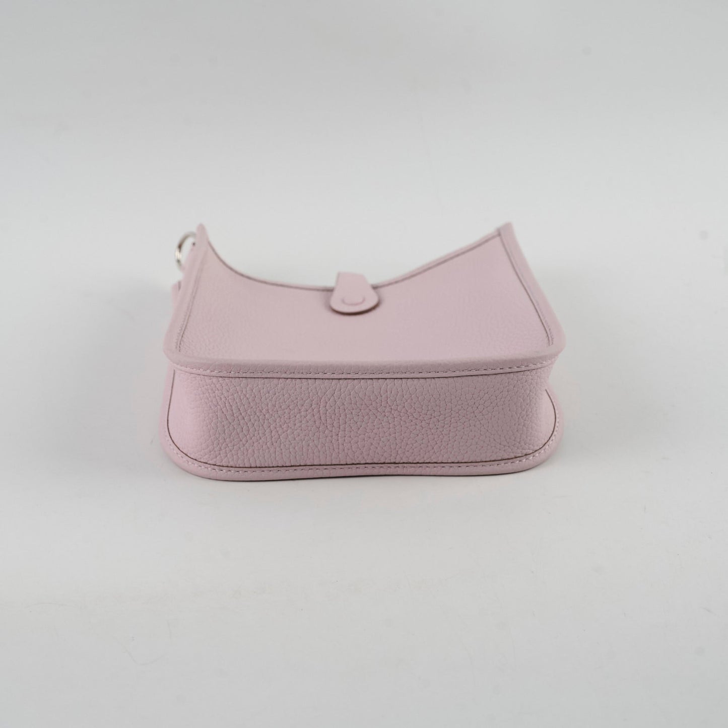 Hermes Mini Evelyne Clemence Mauve Pale W Stamp